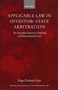 cover of the book Applicable law in investor-state arbitration : the interplay between national and international law