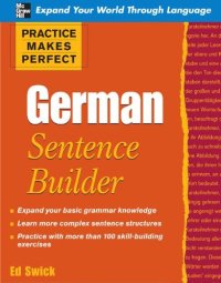 cover of the book German Sentence Builder