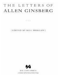 cover of the book The Letters of Allen Ginsberg