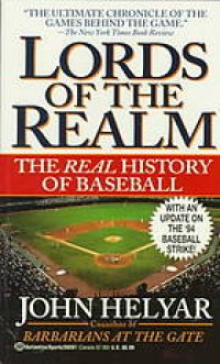 cover of the book Lords of the realm : the real history of baseball