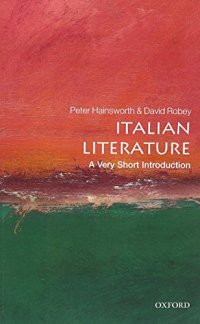 cover of the book Italian literature : a very short introduction