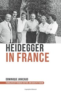 cover of the book Heidegger in France