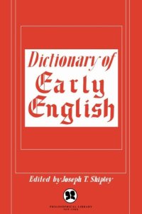 cover of the book Dictionary of early English