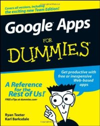 cover of the book Google Apps for dummies