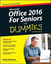 cover of the book Microsoft Office 2016 for seniors for dummies