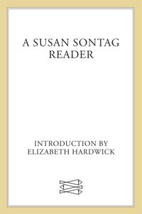 cover of the book A Susan Sontag reader