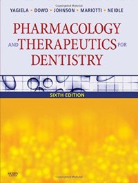 cover of the book Pharmacology and Therapeutics for Dentistry, 6e