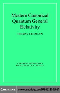 cover of the book Modern Canonical Quantum General Relativity