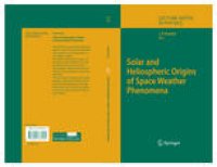 cover of the book Solar and Heliospheric Origins of Space Weather Phenomena