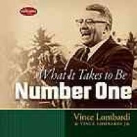 cover of the book What It Takes to Be Number One: Vince Lombardi on Leadership