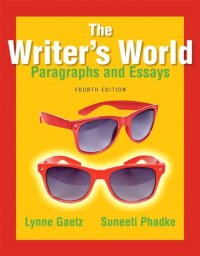 cover of the book The writer's world : paragraphs and essays