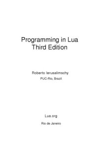 cover of the book Programming in Lua