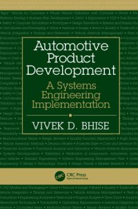 cover of the book Automotive Product Development.  A Systems Engineering Implementation