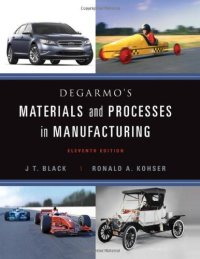 cover of the book DeGarmo’s Materials and Processes in Manufacturing