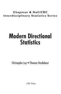 cover of the book Modern Directional Statistics