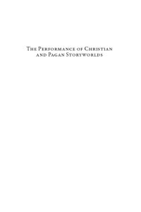 cover of the book The Performance of Christian and Pagan Storyworlds: Non-Canonical Chapters of the History of Nordic Medieval Literature