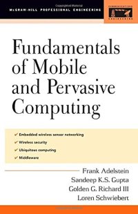 cover of the book Fundamentals of Mobile and Pervasive Computing