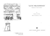 cover of the book "Lectio philosophorum": Recherches sur l’Ecole de Chartres