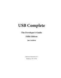 cover of the book USB Complete. The Developer’s Guide