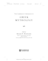 cover of the book The Cambridge Companion to Greek Mythology