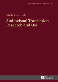 cover of the book Audiovisual Translation: Research and Use