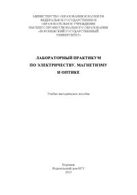 cover of the book Лабораторный практикум по электричеству, магнетизму и оптике  