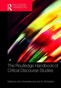 cover of the book The Routledge Handbook of Critical Discourse Studies