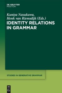 cover of the book Identity Relations in Grammar