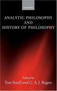 cover of the book Analytic Philosophy And History Of Philosophy Oxford