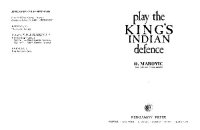 cover of the book Chess Play The King's Indian