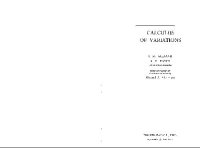 cover of the book Calculus of Variations