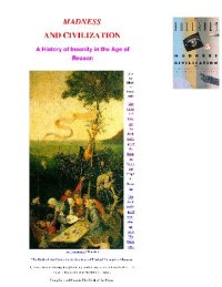 cover of the book Madness and Civilization: A History of Insanity in the Age of Reason