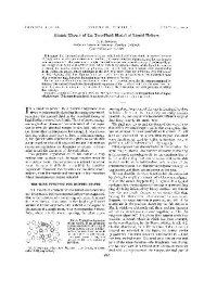 cover of the book Atomic Theory Of The Two-Fluid Model Of Liquid Helium