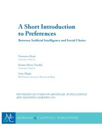 cover of the book A short Introduction to Preferences. Between AI and Social Choice