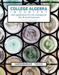 cover of the book College Algebra in Context with Applications for the Managerial, Life, and Social Sciences