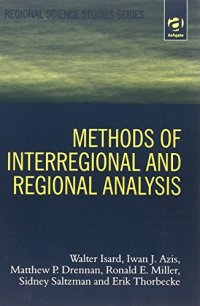 cover of the book Methods of Interregional and Regional Analysis