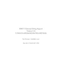 cover of the book RISC-V External Debug Support