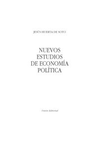 cover of the book Nuevos estudios de economía política