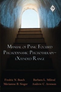 cover of the book Manual of Panic Focused Psychodynamic Psychotherapy – eXtended Range