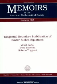 cover of the book Tangential Boundary Stabilization of Navier-stokes Equations