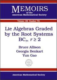 cover of the book Lie Algebras Graded by the Root Systems BCr, r(Greater Than Or Equal To)2, vol. 158, number 751