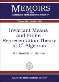 cover of the book Invariant Means and Finite Representation Theory of *hBAlgebras