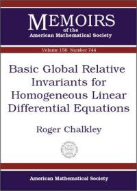 cover of the book Basic Global Relative Invariants for Homogeneous Linear Differential Equations