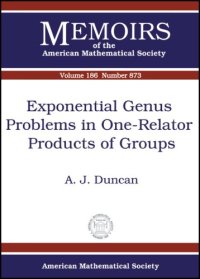 cover of the book Exponential Genus Problems in One-relator Products of Groups