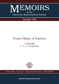 cover of the book Proper Maps of Toposes