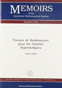 cover of the book Torsion De Reidemeister Pour Les Varietes Hyperboliques