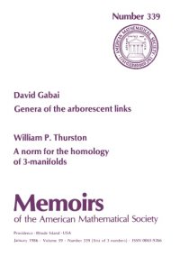 cover of the book Genera of the Arborescent Links