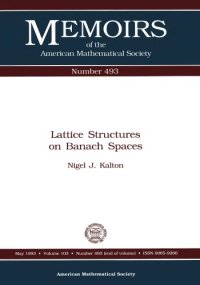 cover of the book Lattice Structures on Banach Spaces