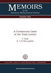 cover of the book A Continuum Limit of the Toda Lattice