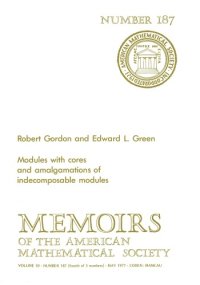 cover of the book Modules With Cores and Amalgamations of Indecomposable Modules